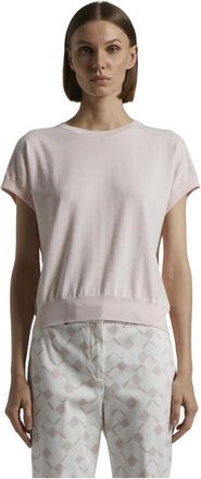 PESERICO Stijlvolle Trui voor Vrouwen - Dames - Ronde hals truien - Roze - XL - Truien & Vesten