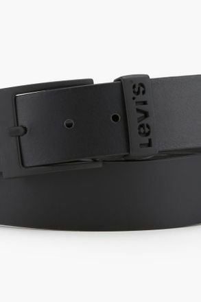 Levi's Cintur&oacute;n con hebilla met&aacute;lica Ashland - Hombre - 100 - Negro / Regular Black