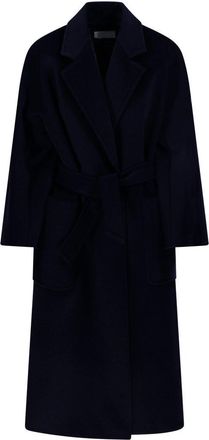 Max Mara Belted Long-sleeved Coat