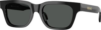 Versace Dark Grey Square Mens Sunglasses VE4486 GB1/87 52