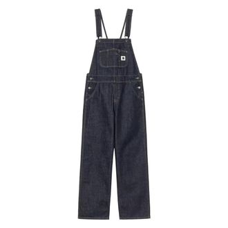 Carhartt Work in Progress Carhartt Wip, Jumpsuits, male, Blue, Size: XS Bib Overall Straight