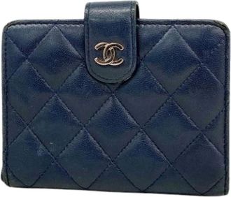 Chanel Pre-owned Bi-fold Wallet - - Pre-owned - Donna - Blu - ONE SIZE