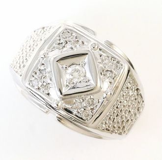 C&A White Gold White Gold (14K) Band Ring (Pre-Owned)