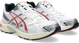 Asics Sneaker ASICS GEL-1130, Damen, Gr. 36, weiss (wei&szlig;, desert rot), Leder, Synthetik, Schuhe Sneaker