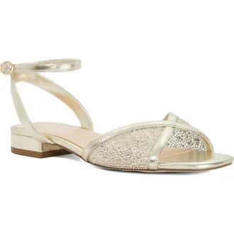 Dune London Naxxos Sandal in Gold at Nordstrom, Size 39