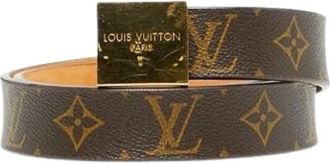 Louis Vuitton Pre-owned Belts, female, Brown, Size: ONE SIZE Pre-owned Canvas Belt