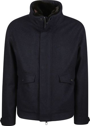 Montecore Boxy High Collar Virgin Wool Down Jacket