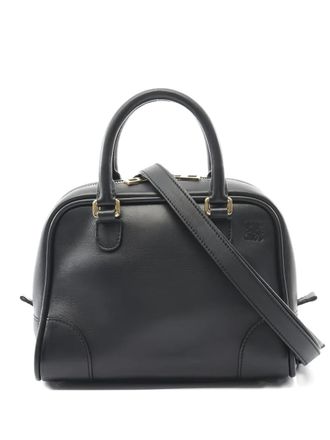 Loewe 2010s Amazona 75 leather tote bag - Black