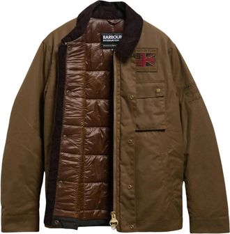 Barbour Workers Wax Jacket - Heren - Winterjassen - Bruin - XL - Katoen - Jassen
