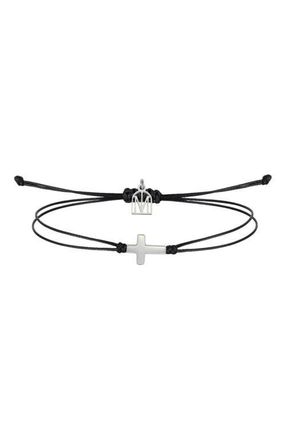 Mantra The Cross Thread bracelet in Silver at Nordstrom