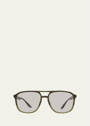 Barton Perreira Mens Gyalis Acetate Square Sunglasses