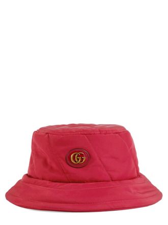 Gucci Fuchsia Logo Bucket Hat