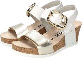 Mephisto Womens Leandre Vega Sandal In Gold