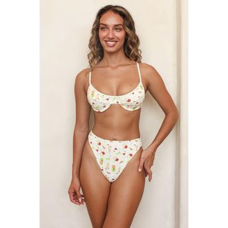 Dippin' Daisy's Swimwear West Coast Underwire Bikini Top in Pina Colada at Nordstrom, Size X-Small
