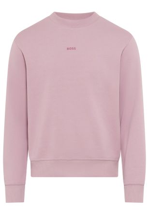 Boss Orange by Hugo Boss Sweatshirt BOSS ORANGE WeSmallcrew, Herren, Gr. 4XL, light, pastel lila539, Sweatware, Obermaterial: 100% Baumwolle, relaxed fit, Rundhals, eingesetzt