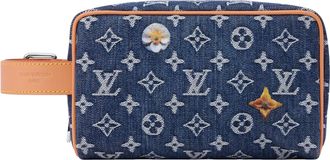 Louis Vuitton Locker Dopp Kit Blue M28363