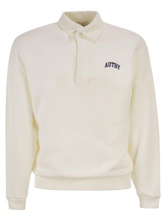 Autry unisex katoenen polosweatshirt met logo