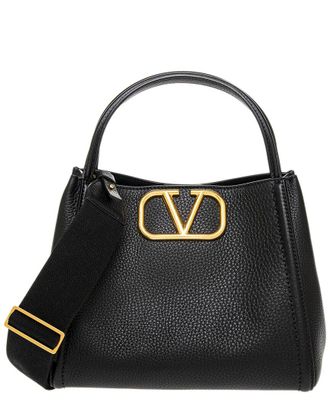 Valentino Alltime Medium Leather Satchel