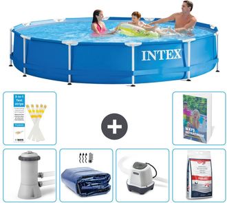 Intex Piscina Con Estructura Redonda - 366x76 Cm - 7-piezas S329