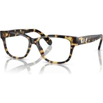 Swarovski 54mm Rectangle optical glasses in Brown at Nordstrom