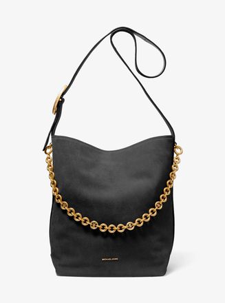 Michael Kors Nolita Large Suede Bucket Tote Bag