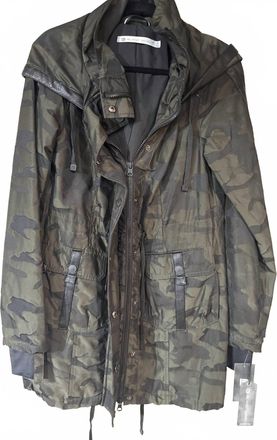 Blanc Noir Womens Explorer Anorak Jacket In Camo