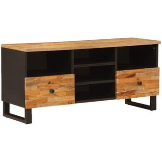 vidaXL TV Cabinet Corona Brown 100 x 33 x 46 cm Solid Mango Wood vidaXL