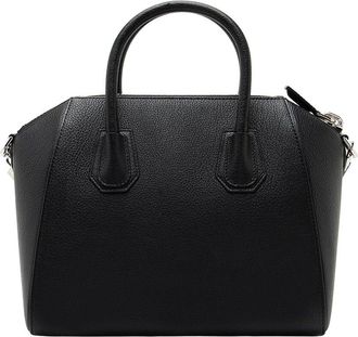 Givenchy Black Goatskin Sugar Antigona Small Satchel (Authentic Pre-Loved)