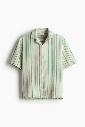 H&M Freizeithemd in Regular Fit - Green
