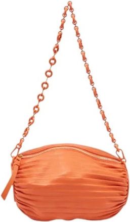 Loewe Pre-owned Pouch Bag - Dames - Vintage Schoudertas - Oranje - ONE Size - Leer - Vintage