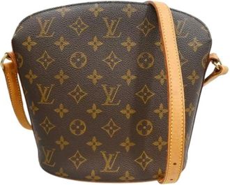 Louis Vuitton Pre-owned Shoulder Bags, female, Brown, Size: ONE SIZE Pre-owned Drouot Handbag