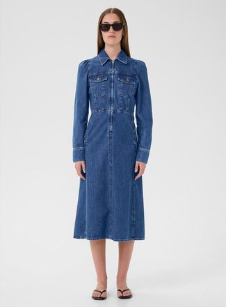 Inwear Womens Naava shirt collar denim dress