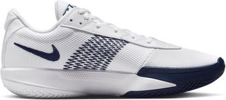 Nike Mens Air Zoom G.T. Cut Academy TB - Basketball Shoes White/College Navy Size 10.0