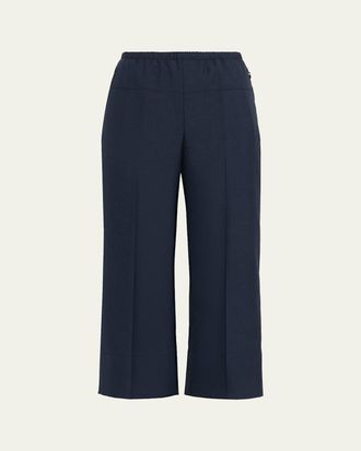 Theory Cropped Wide-Leg Pants