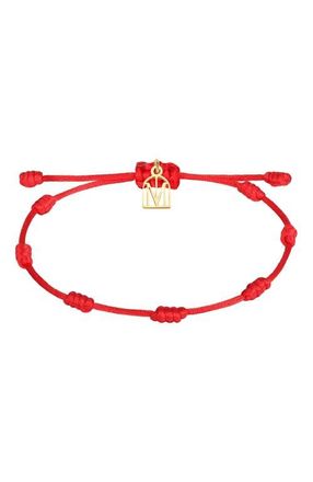 Mantra 7 Knots of Protection bracelet in Red Silk at Nordstrom