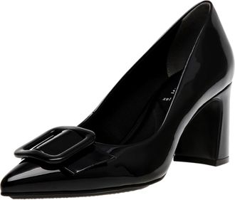 Anne Klein Baretta Black Patent BARA01F9-BLK Womens