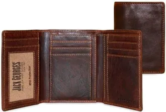 Jack Georges Voyager Tri-Fold Wallet in Brown at Nordstrom