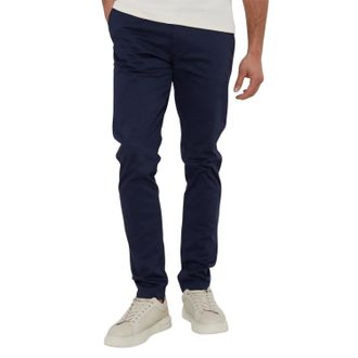 Threadbare Heren Slanke chinos (Marine/Donkere Steen)