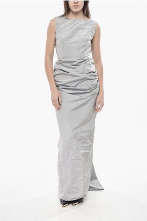 Super Blond Silk Mermaid Dress with Deep Back Neckline size 38