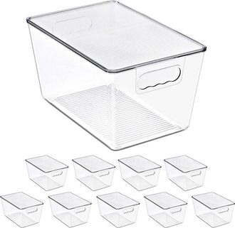 Sorbus 10-Pack Large Storage Containers