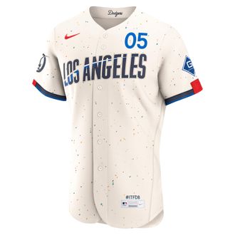 Nike Freddie Freeman Los Angeles Dodgers City Connect Nike Mens MLB Authentic Jersey in Brown | 8900LDC1LD9-D68
