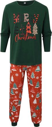 Generic Christmas Family Pjs, Adult Xmas Pjs Family Christmas Pyjamas UK Pajama Childrens Pyjamas Fleece Nightwear For Men Women Sleepwear Long Sleeve Mom Dad