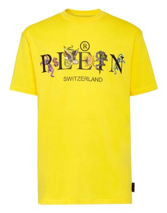 Philipp Plein Jersey T-shirt Round Neck SS Tattoo
