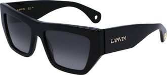 Lanvin LNV652S 001 Womens Sunglasses Black Size 55