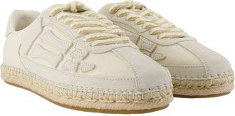 Amiri Womens Espadrille Beige Canvas