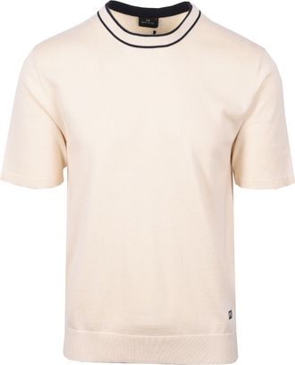 Paul Smith Mens SWEATER SS T-SHIRT WHITE Cotton - Size X-Large