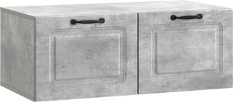 vidaXL Mueble Para Tv De Pared Gris Hormig&oacute;n 78,5 X 41 X 30 Cm Vidaxl