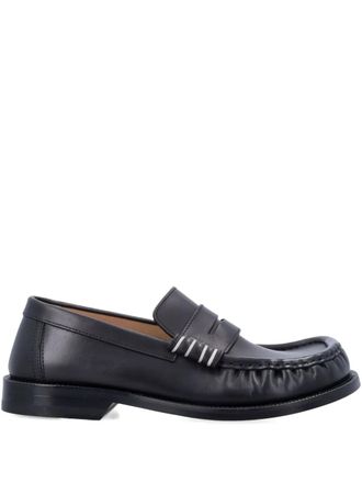 J.W.Anderson leather loafers - Zwart