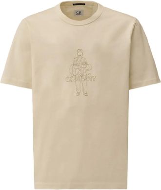 C.P. Company T-shirt con stampa - Bianco