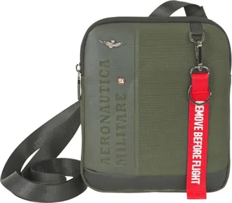 Aeronautica Uomo, Borse, Verde, Taglia unica, new